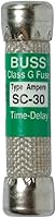 Vista 2 de Bussmann BP/SC-30 Tubo de melamina Clase G de retardo de tiempo de 30 amperios, 600 V listado UL (paquete de 2)