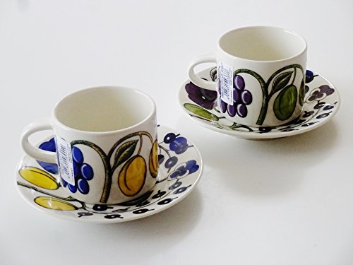 パラティッシ コーヒーカップソーサー ペア 2枚目