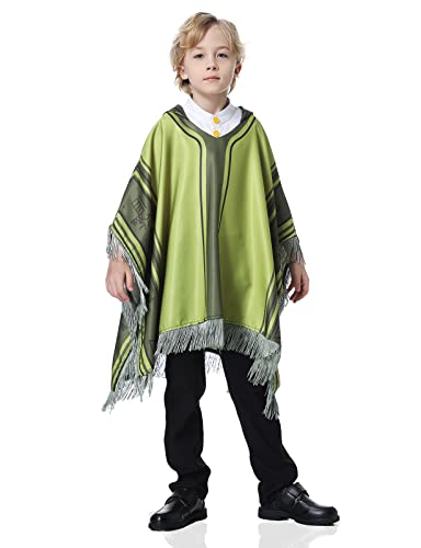 Coseaon Disfraz de Brun para cosplay de Encanto Madriga Disfraz Uniforme Encant Capa de Capa de Halloween Capa de Vestir para Niños Cover