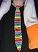 Emo Scenecore Kandi Tie, Rainbow Beads, for Rave Life, PLUR EDM Lovers, Bold Fashion Accessories for Vibrant Festival Outfits (Midnight Dream)