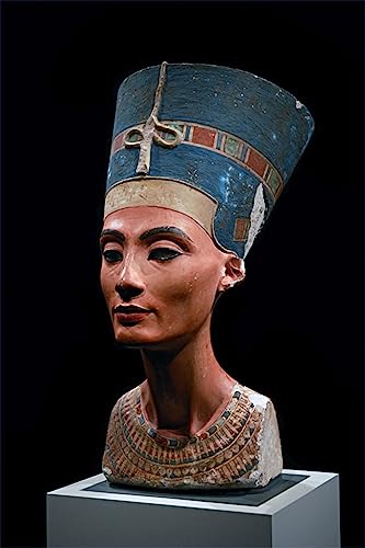 Cuadro de Nefertiti en lienzo decorativo de alta calidad, 60x90cm