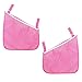 Alovexiong 2 Pack Universal Stroller Organizer Bag, Side Sling Cargo Stroller Net, Non-Slip and Adjustable Straps Storage Mesh Bag for Baby Accessories, Mesh Cargo Net for Stroller Storage - Pink