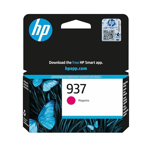 Cartouche d'encre magenta HP 937 authentique pour imprimante jet d'encre