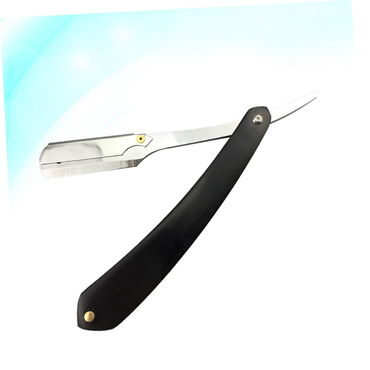 MAGICLULU 3 Pz Rasoio Da Barba in Metallo Coltello Da Barba Dritto Rasoio Da a Doppia Lama Da Kit Taglia Manuale Bambù Coltello Per Sopracciglia Uomo