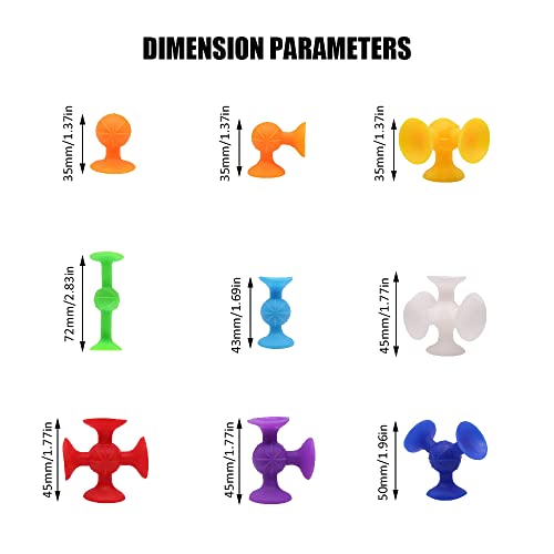 AVCXEC 58pcs Giocattoli per Freccette Ventose