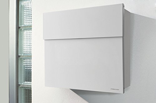 Preisvergleich Produktbild Letterman 4 Briefkasten Radius Design Weiß