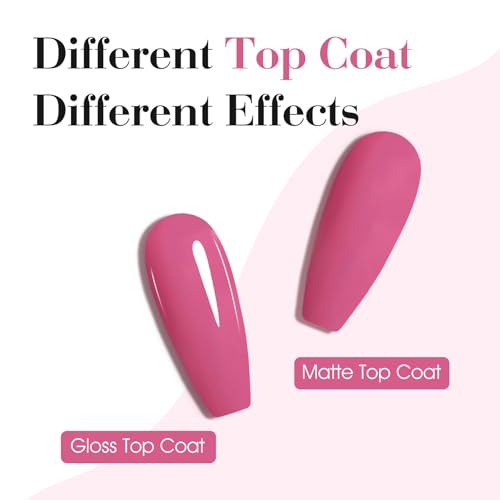 Image of CANNI Pastel Red Gel Nail Polish, 1Pcs Rose Mauve Red Gel Polish