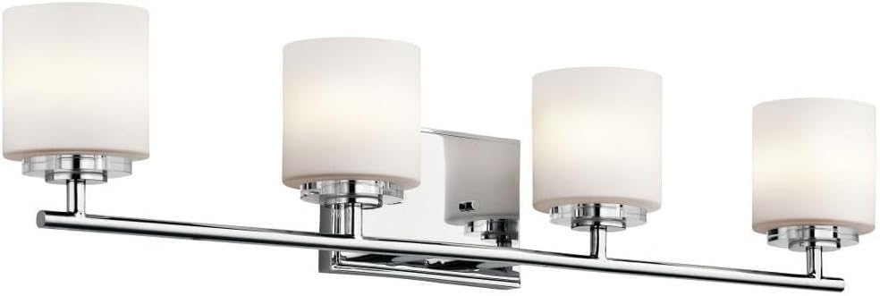 Kichler 45503CH O Hara Bath 4-Light Halogen, Chrome