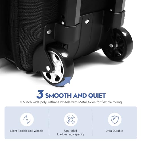 2 Ball Bowling Bag with Wheels