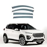 Sunxiaoy Juego de 4 Deflectores de Viento para DR3 2016-2023+, Cortavientos Protector Ventanas Laterales Deflectores de Aire Deflector de Lluvia Coche Accesorios