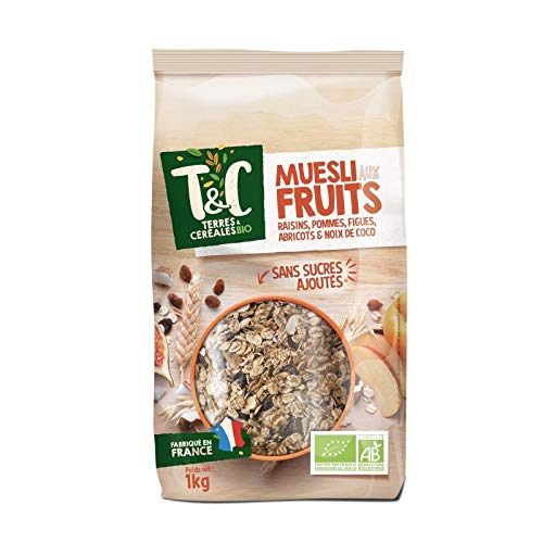 Erde und Cereales – Bio-Obstmüsli, 1 kg – zwei Artikel