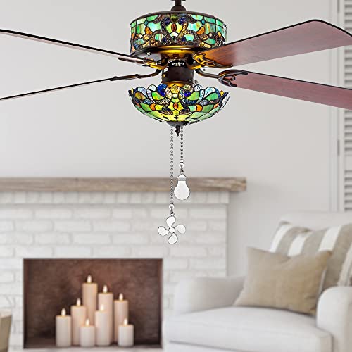 ZE-268S6- Ceiling Fan Pull Chain Set, 12 Inch Nickel, 4 Pieces Fan and Light Design Extension, for Ceiling Fan and Lighting - Thumbnail 4