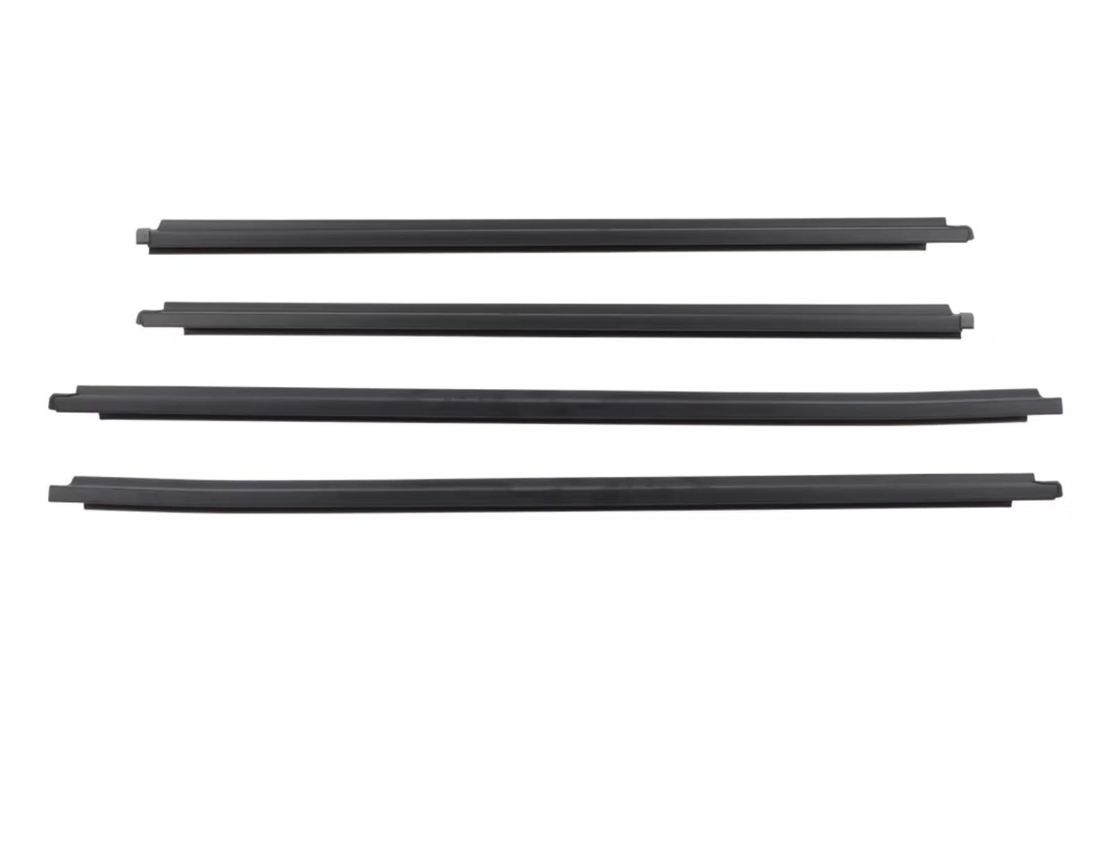Pbqenxb One Color For Toyota For Fortuner 2004-2015 Side Door Moulding Trim Seal Waterproof Pressure Strip 4 X Car Window Outer Glass Weatherstrip Outer Window Weatherstrip