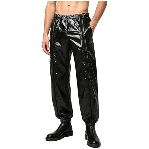 Pantalon sport fermeture éclair devant avec effet sauna thermique