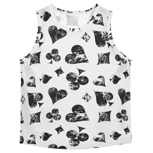 Baby Boys Sleeveless Tank Top Poker Toddler Athletic Vest 3-10T