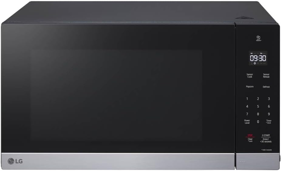 LG Countertop Microwave, 2.0 cu. ft., Stainless Steel, 23.9x13.6x19.8 Inches, Smart Inverter, Sensor Cooking, 1200 Watts