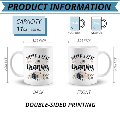 Taza de cerámica para abuela con capacidad de 11 onzas miniatura 7