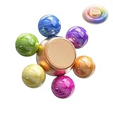 ATESSON Metal Fidget Spinner for Adults and Kids with High-Speed Stainless Steel Bearing Silent Rotation for 3-5 Min Fidget Toys for Stress Relief Anxiety ADHD Autism Boredom for Gifts Party Favors