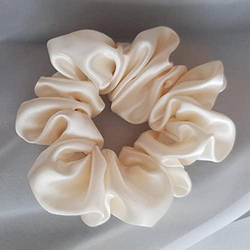 Viyanshi Silk Satin Hair Ties Scrunchies Elastic Hair Band for Women (s15) - Multicolor 1