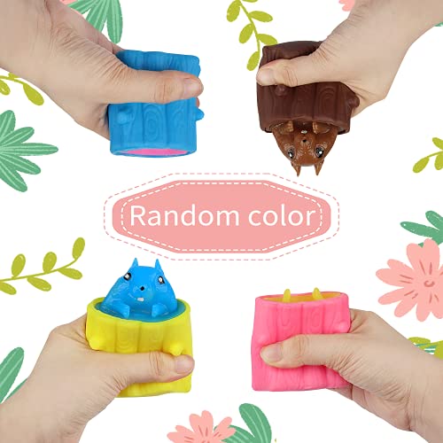 ZoneYan Spremere Scoiattolo Giocattoli, 4 Pezzi