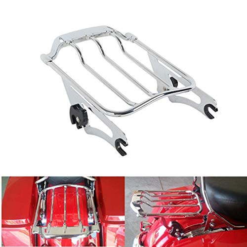 TCT-MT Two Up Air Wing Luggage Rack Fit For Harley Street Electra Road