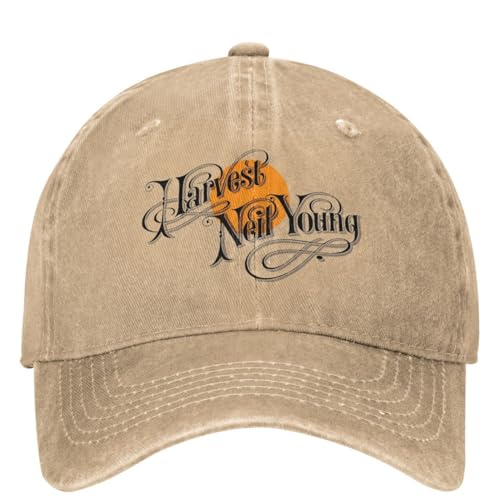 Photo de Casquette de Baseball Unisexe Neil Young Casual Summer Harvest Trucker Hat Chasse Camping Hip Hop Chapeaux Hommes Adulte Mode Cadeaux en Plein air