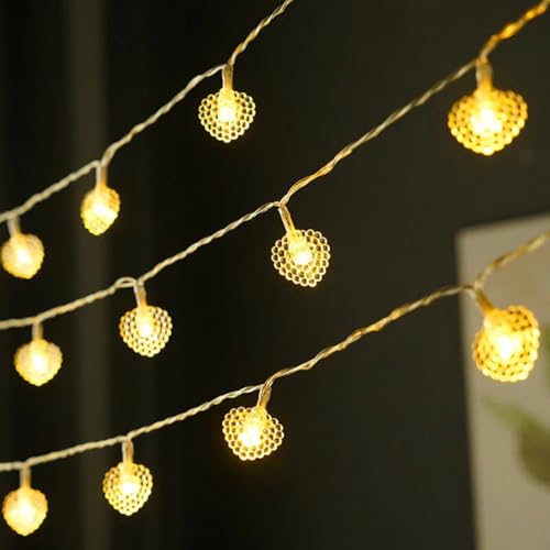 Heart String Lights for Cozy Decor