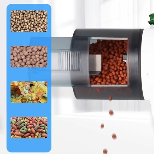 Alimentador para acuario automático y dispensador de alimentos regulable de 3 marchas 7