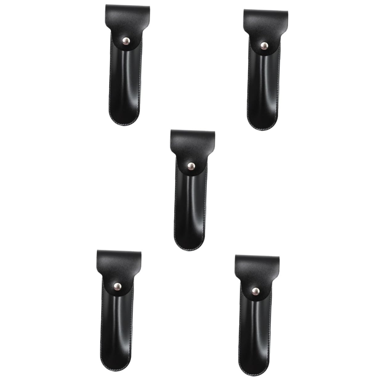 FOMIYES 5 Custodie Da Viaggio in Pelle Per Idee Di Compleanno Con Chiusura A Bottone Automatico Compatte Ed Eleganti Per Luso Quotidiano