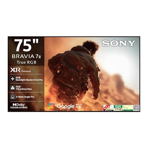 Image of Sony 189 cm (75 Inch) BRAVIA 7II True RGB Series 4K Ultra HD Google TV K-75XR70M2