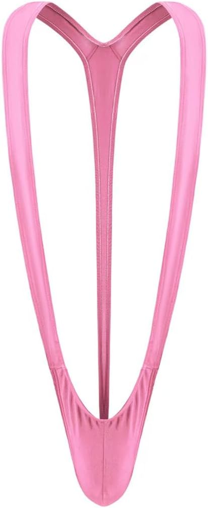 Men's Deep V Bikini Thongs Sexy Mankini G-String Briefs Naughty Slutty Novelty Underwear