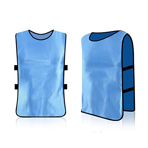Chasubles de football respirantes Pilipane à séchage rapide pour adultes
