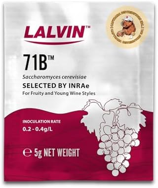 Lalvin 71B Wine Yeast (10 Pack) - Sold by CAPYBARA Distributors Inc. - 1