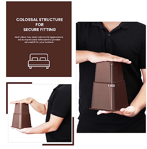 image for Utopia Bedding Adjustable Bed Furniture Risers - Elevation in Heights 