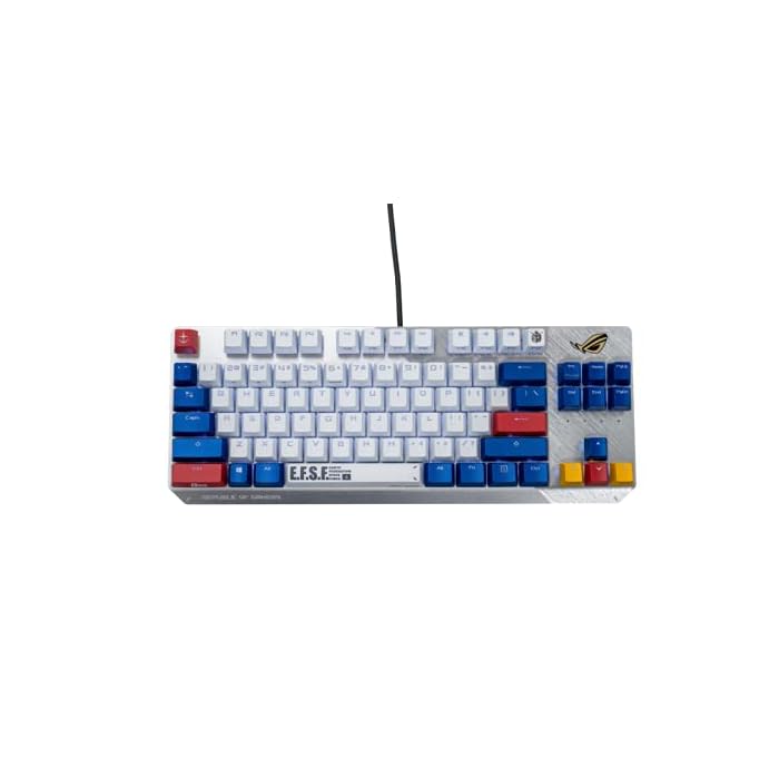 Clavier Mécanique ASUS ROG Strix Scope TKL - Édition GUNDAM - Switch Cherry MX Rouge - Neuf