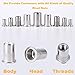 20PCs 3/8''-16 Stainless Steel Rivet Nuts Nutsert Threaded Rivet Insert Rivnuts 3/8-16UNC