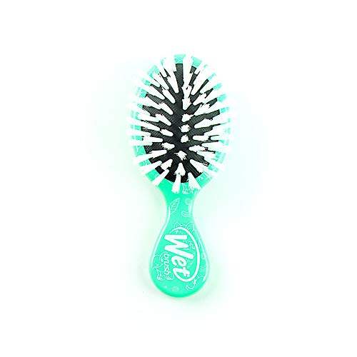 Wet Brush Hair Brush Original Detangler Baby Elephant Printed with UltraSoft IntelliFlex Bristles, (Flourescent Green), Standard