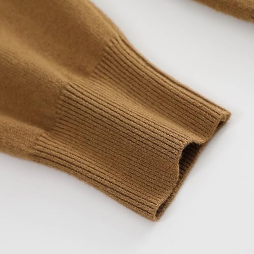 Cárdigan bordado de oso para paseos invernales y tardes de café con estilo casual 7