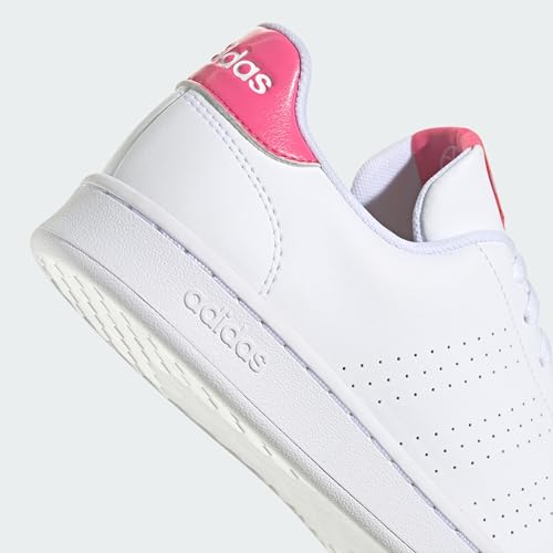 Image of adidas Womens Advantage Lace Up Sneakers Shoes Casual - White