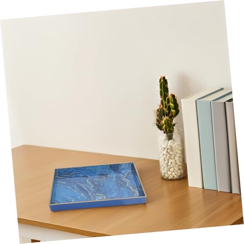 Plateau décoratif bleu rectangulaire pour petits déjeuners au lit douillets - 6
