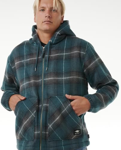 Rip Curl Men's Classic Surf Sherpa Lined Check Jacket2