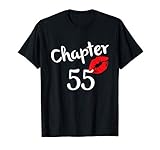Chapter 55 years 55th Happy Birthday Lips Girls Born In 1966 T-Shirt