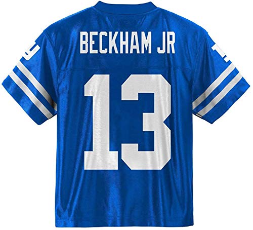 Odell Beckham Jr. New York Giants #13 Blue Youth Home Player Jersey (Large 14/16)