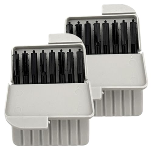 DIREKT CeruSafe Cerumenfilter - kompatibel mit Phonak Widex & Signia Geräte - Filter Für Hörgeräte - 1 3 mm Durchmesser - 16 Stück - 2er Pack - Grau