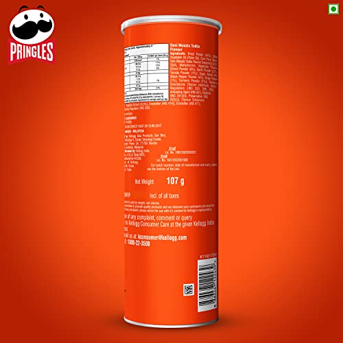 Pringles Original Flavour 110 Grams 3.8 Oz Vegetarian Potato Crisps Chips Wafers #TOP1