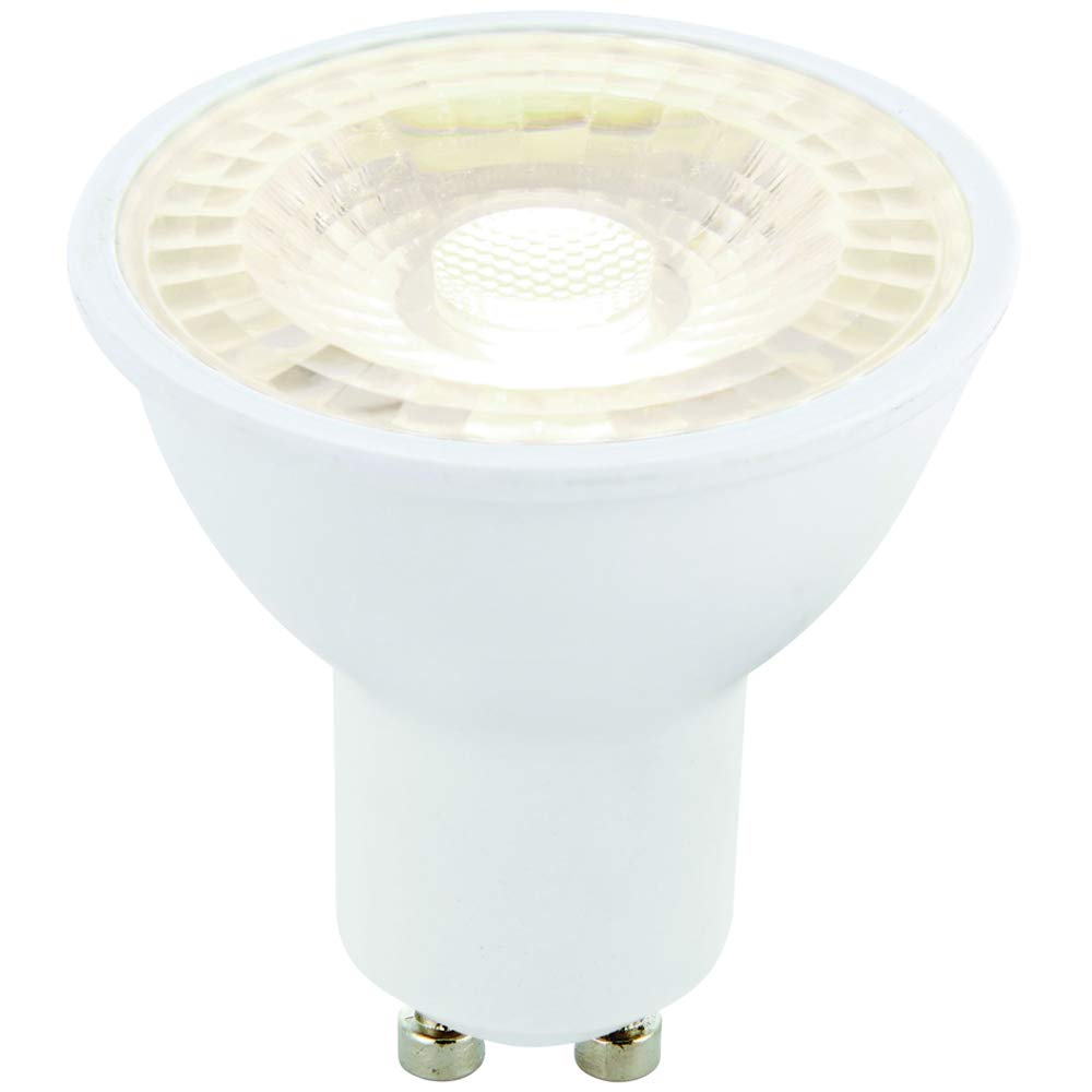  - 6W Led Dimmable Gu10 Light Bulb Cool White 4000K 420 Lm Outdoor & Bathroom Lamp