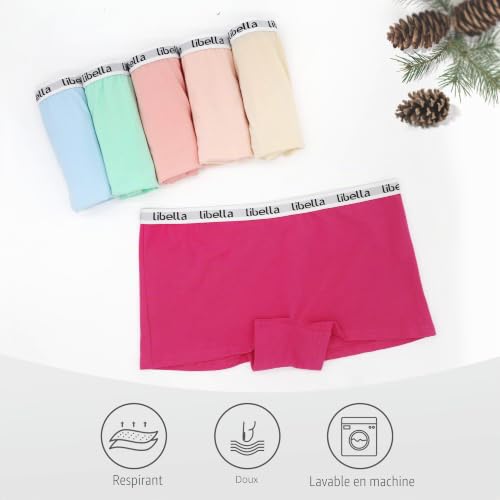 Libella® Lot de 6 Shorty Femme Couches Lingerie Culotte pour Femmes Coton 3429UN3 M – vue 6