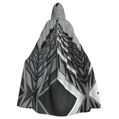 Capa con capucha para adultos, disfraz estampado ideal para eventos de disfraces