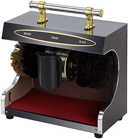 Shoe Polisher Machine, Shoe Polisher Automatic Induction, Ful Automatic Infrared Sensor Portable Household Comb Brush Shoe Polisher(White)