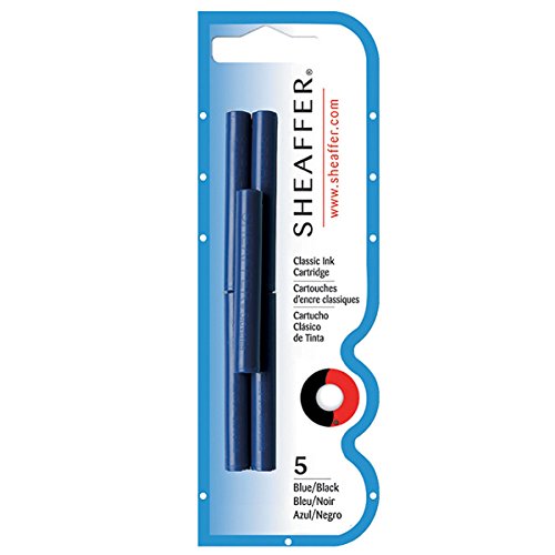 Sheaffer Skrip Ink Cartridges Red Blistercard ( 5 pk Blistercard, 12 packs per carton) by Sheaffer